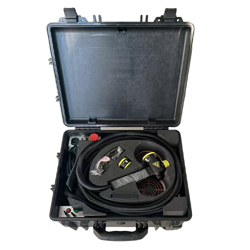 Luggage-style pulse cleaning