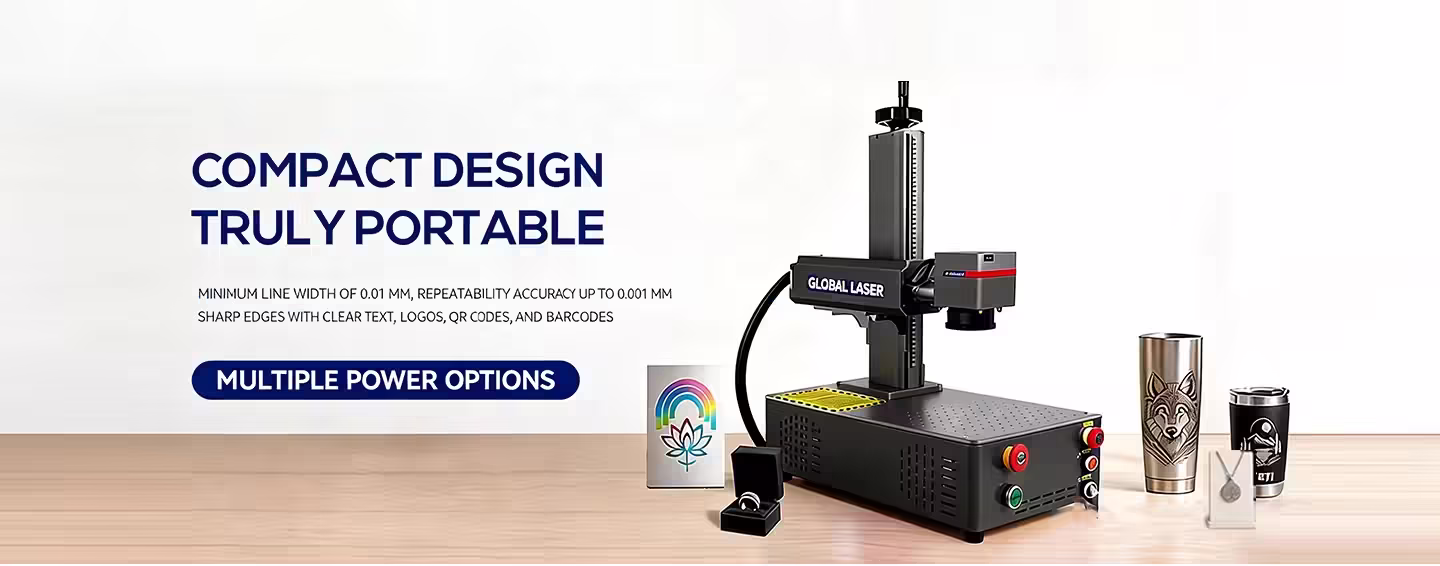 3D Dynamic Focus Fiber Laser Marking Machine | Curved Surface Engraver | GlobalLaser