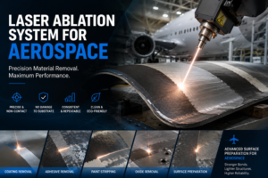 Laser ablation system for aerospace coating removal and surface preparation